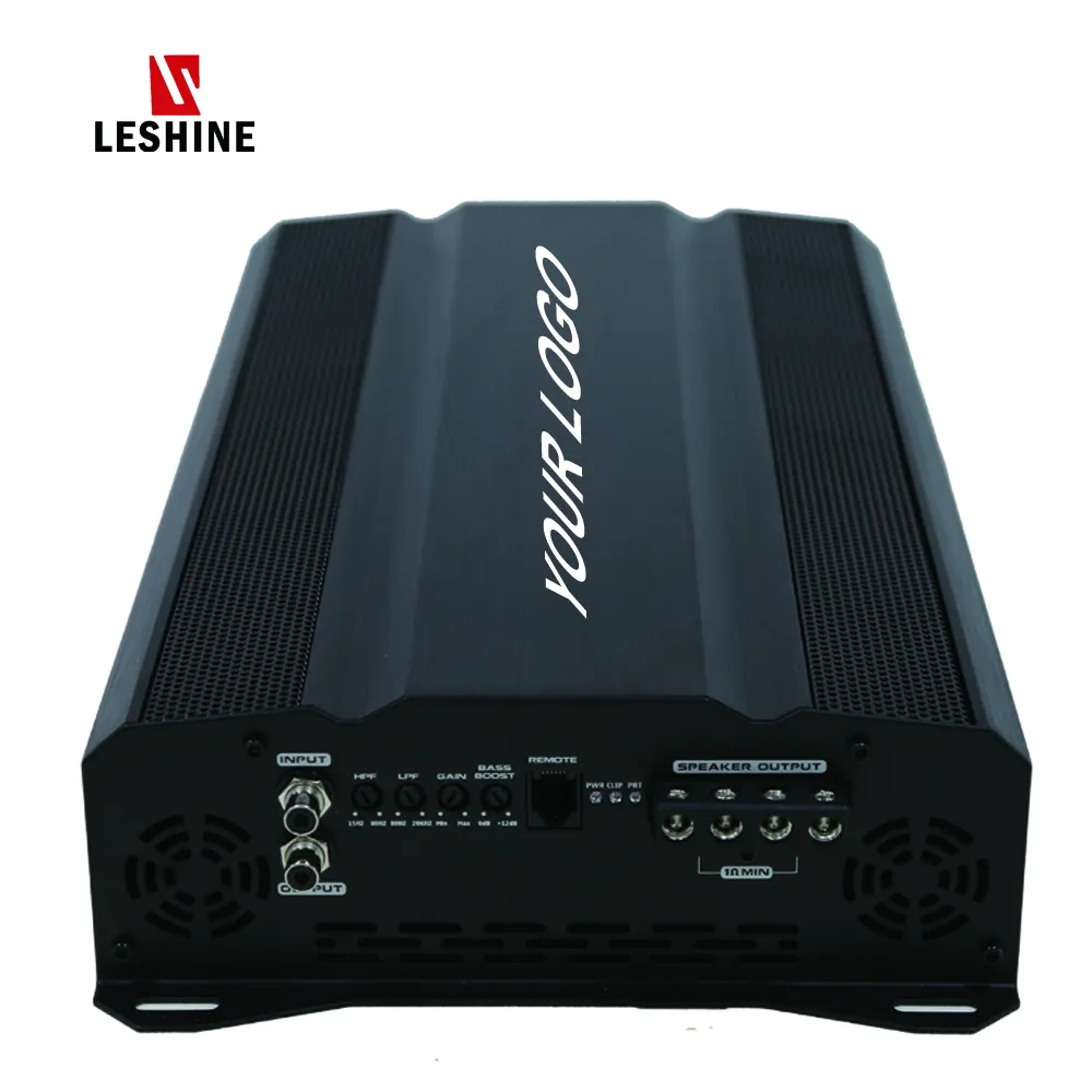 Leshine r 8000.1 amplificador automotivo, com som de voz, música, canto, sistema para monoblock, competição, amplificador para carro com botão de baixo