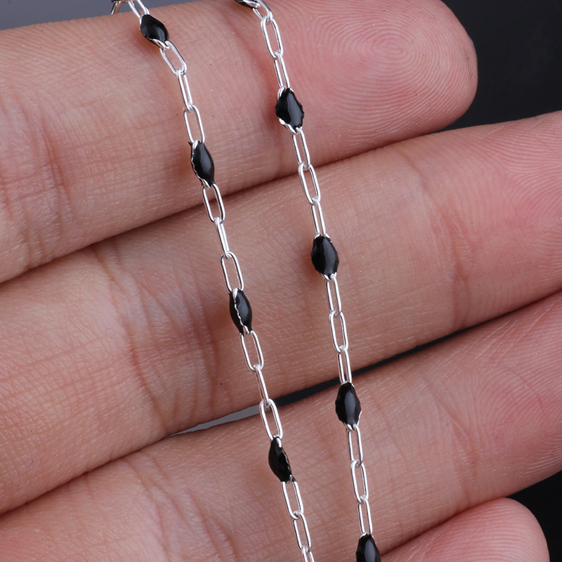 Argent sterling S925-noir
