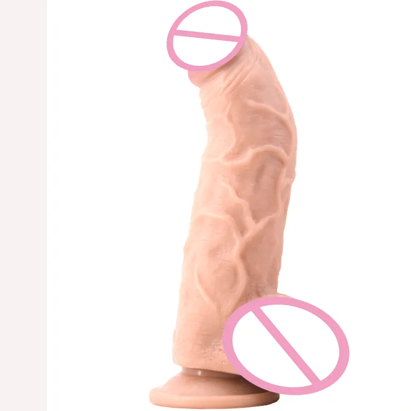 Faak05 novo design de silicone, pênis de plástico, brinquedo sexual, medicina que aumenta pênis para mulheres