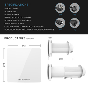 KCvents分散型換気システムと熱回収リキュペレーターの無線LAN制御 - Product Image 3