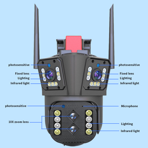 2K 4K 16MP al aire libre 10X Zoom óptico vigilancia WIFI sistema de cámara de seguridad cámara de red IP PTZ cámara de red de doble lente
