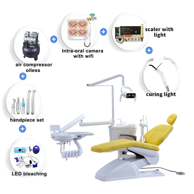 hersteller zahnärztes stuhl komplettset luxus-implantat-dentalstuhl großhandel hochwertige luxus-dentalstuhl-einheit