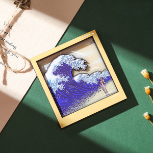 かわいいQ有名な絵画冷蔵庫用マグネット安いヴィンセントヴァンゴッホ絵画3Dアート冷蔵庫用マグネット - Product Image 5