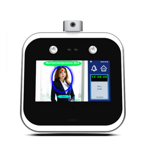 Sensor de temperatura corporal biométrico, Control de acceso, reconocimiento Facial, sin contacto, para entrada, salida, Terminal de asistencia de tiempo Facial - Product Image 2