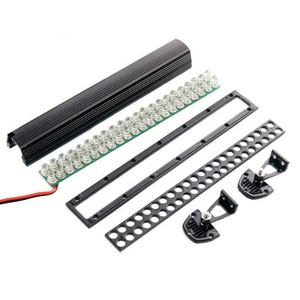 מתכת 44 LED סופר בהיר LED אור בר לבן גג מנורת זרקורים עבור <span class=keywords><strong>RC</strong></span> 1:10 צירי D90 SCX10 RC4WD TAMIYA CC01 <span class=keywords><strong>RC</strong></span> Rock Crawler - Product Image 5