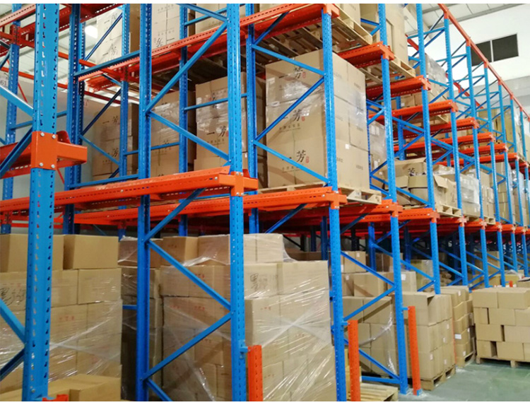 2.5mm Depth Industrial Storage Racking Customized Drive In Pallet Racking System 9