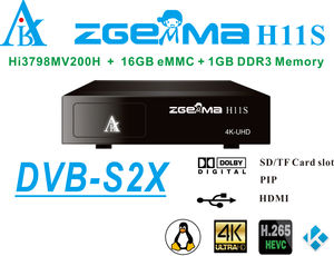 Atellite-receptor Gemma 11S, sintonizador de DVB-S2X integrado nigma2, Linux O1 GDDR3 3 ememory - Product Image 6