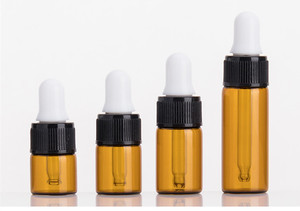 Empty Refillable Mini Cobalt Blue clear Amber 1ml 2ml <strong>2</strong> ml Liquid Oil Skin Care Serum <strong>Glass</strong> Dropper Bottle with Long Pipette - Product Image 6