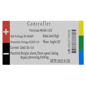 Wholesale Open-loop Control 48/60V 12G 1000W BLDC Motor <strong>Controller</strong> - Product Image 6