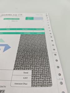 Factura de seguridad personalizada Pin Mailer Salario Formulario de nómina Sobre Payslip confidencial Computadora Papel de copia sin carbón para cajero automático Banco - Product Image 5