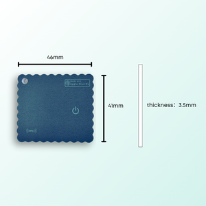 Premium NFC/RFID Smart Business Tracker Programmable PVC Mini Tag for Company Friends Mini tracker Wallet tracker