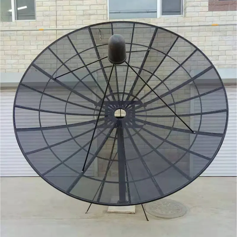 Última Venta caliente 5 pies 150cm alta ganancia receptor de satélite Banda c antena parabólica
