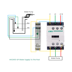 CSQ-relé de Control de nivel de líquido HYCRY8, controlador electrónico de nivel de líquido 10A AC/DC85V-265V - Product Image 4