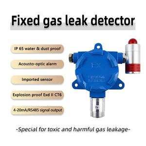 ATEX CE fijo O2 sensor a prueba de explosiones 4-20mA RS485 detector de alarma de gas oxígeno - Product Image 3
