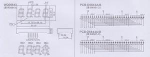 Display a led a 7 segmenti 5643BS 0.56 pollici 4 cifre display numerico - Product Image 5