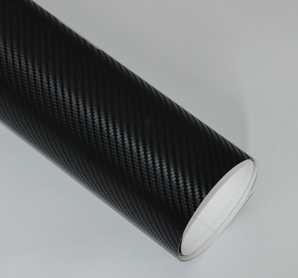 Paper-backed 3D carbon fiber black