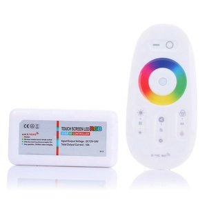 Touch Screen LED RGB RGBW Controller 2,4G Wireless DC12-24V Touch RF Control Für RGB /RGBW LED Streifen 18A fernbedienung