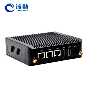 Günstige Celeron J1900 Thin Client PC Quad Core Soft Router Desktop-Computer 2 Lan RS232 X86 Linux Industrial Fanless Nano Mini PC - Product Image 3