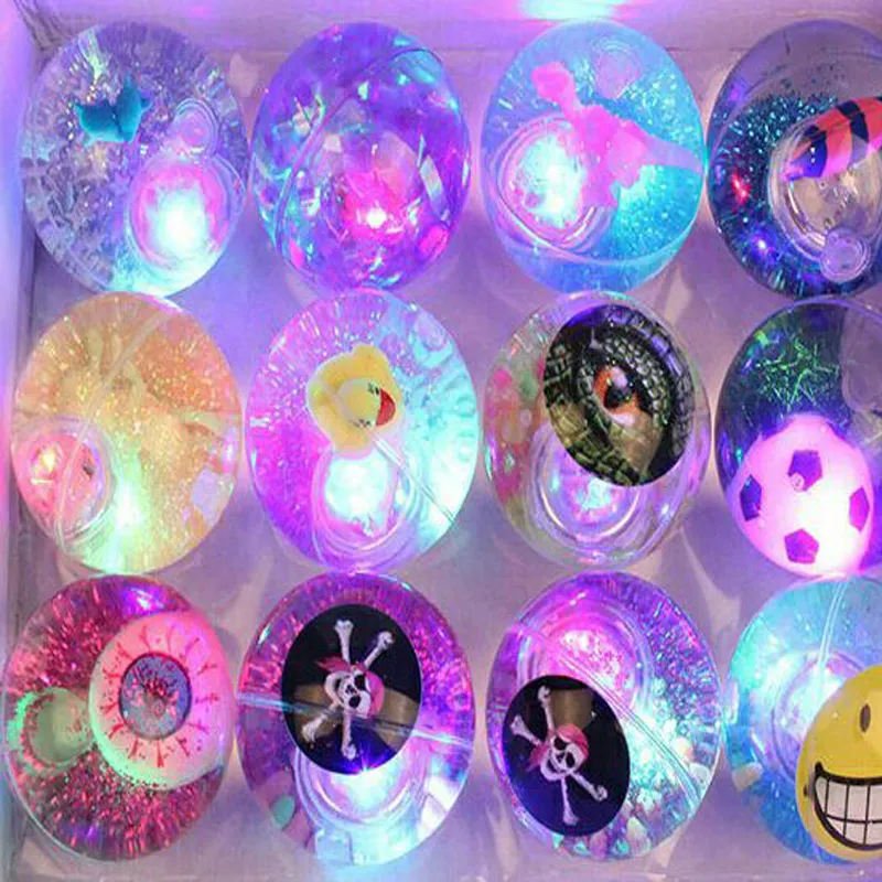 Grote Maat Crystal Bounce Bal Met Animal Foto Glitter Bal