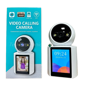Ucuz akıllı wifi kamera kablosuz olarak insansı izleme 2.8 inç ekran bulut depolama pet kamera çağırır - Product Image 1