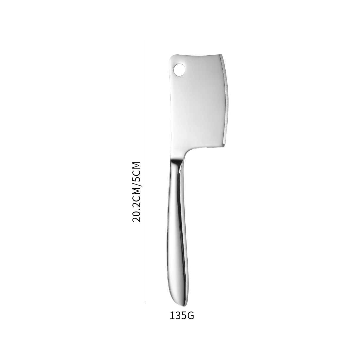 Rose Gold - Cheese Square Knife PVC Resealable Bag