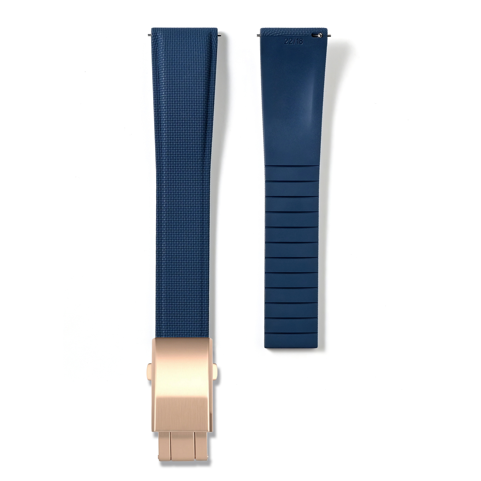 Navy Blue+Rose Gold Buckle