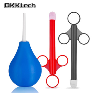 Silicone Bulb Enema Anal Clean Liquid Bottle Lube Applicator Syringe with Precise Scales <strong>Lubricant</strong> Tube Shooter - Product Image 2
