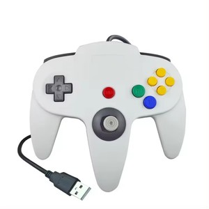 Classico Controller Gamepad USB cablato per Nintendo N64 Joystick di controllo del gioco maniglia Manette Joypad - Product Image 6