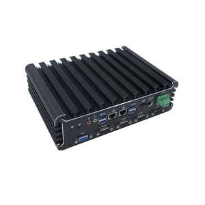 6th or 7th Generation Core <strong>I3</strong>/<strong>i5</strong>/<strong>i7</strong> Max. Support 16G Fanless Industrial <strong>Computer</strong> Support 2 LAN 6 COM <strong>Embedded</strong> Industrial PC - Product Image 1