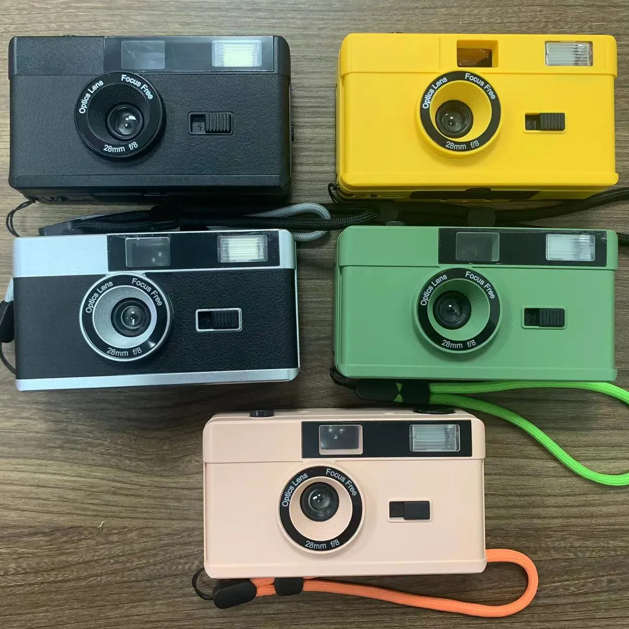 재사용 가능한 카메라 사용자 정의 전문가 35mm 재사용 가능한 카메라 색상 선물 레트로 필름 카메라