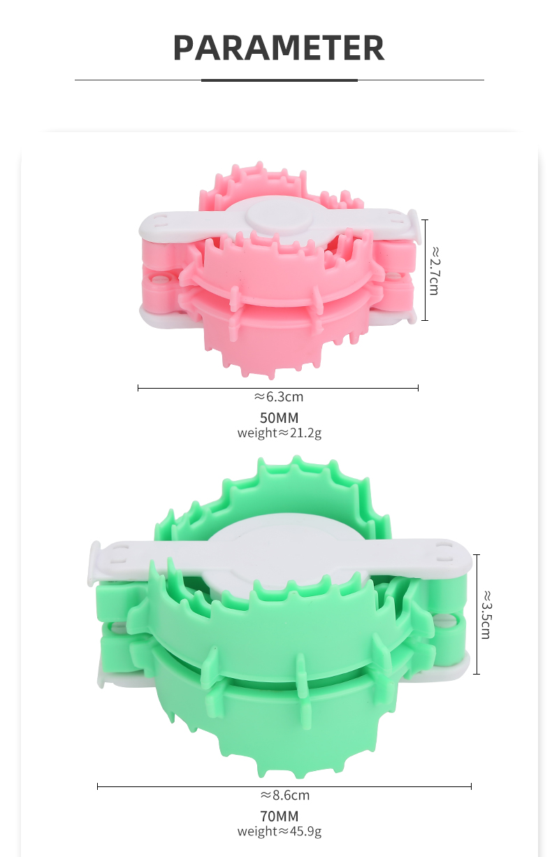 Pink and green