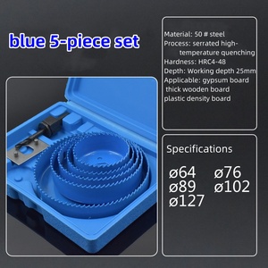 M42パイプダウンライトホールオープナーバイメタルドリルビットセット石膏ボードPVC木工ドリルビットアクセサリー
