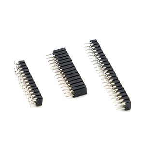 LECHUAN SMT Female <strong>Header</strong> Single Dual Row 2.54 1.27 2.0 2.54mm Pitch Straight Right Angle 17.8mm Pin Length for PCB Application - Product Image 1