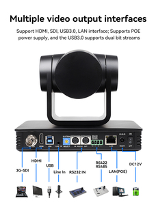 Anywii IP POE NDI SDI HD-MI USB konferans kamerası ptz 4k video konferans sistemi 4k konferans kamerası - Product Image 3