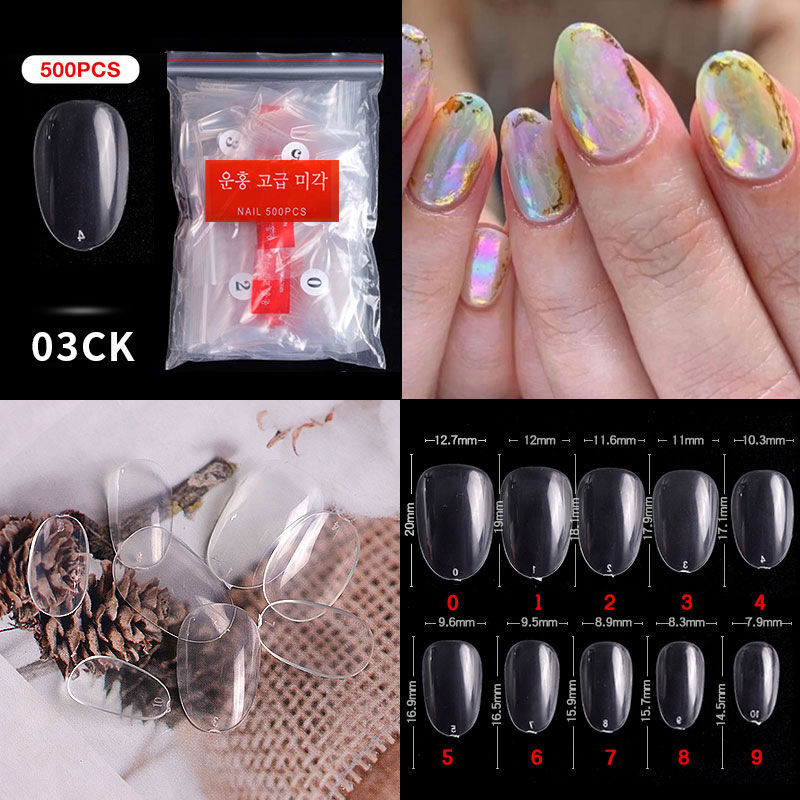 #5Clear 500pcs