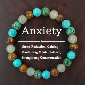 Nhà Máy Bán Buôn Nhà Sản Xuất Độc Đáo Đá Tự Nhiên Đồ Trang Sức Mạnh Mẽ Tôn Giáo Chữa Bệnh Đá Quý Hạt Vòng Đeo Tay Cho Nam Giới Và Phụ Nữ - Product Image 1