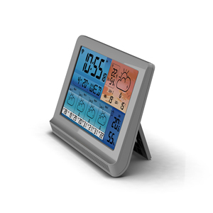 Bán nóng trực tuyến Trạm thời tiết không dây đồng hồ với năm ngày dự báo thời tiết Wifi kết nối tuya ứng dụng Nhiệt kế kỹ thuật số cổ điển - Product Image 5