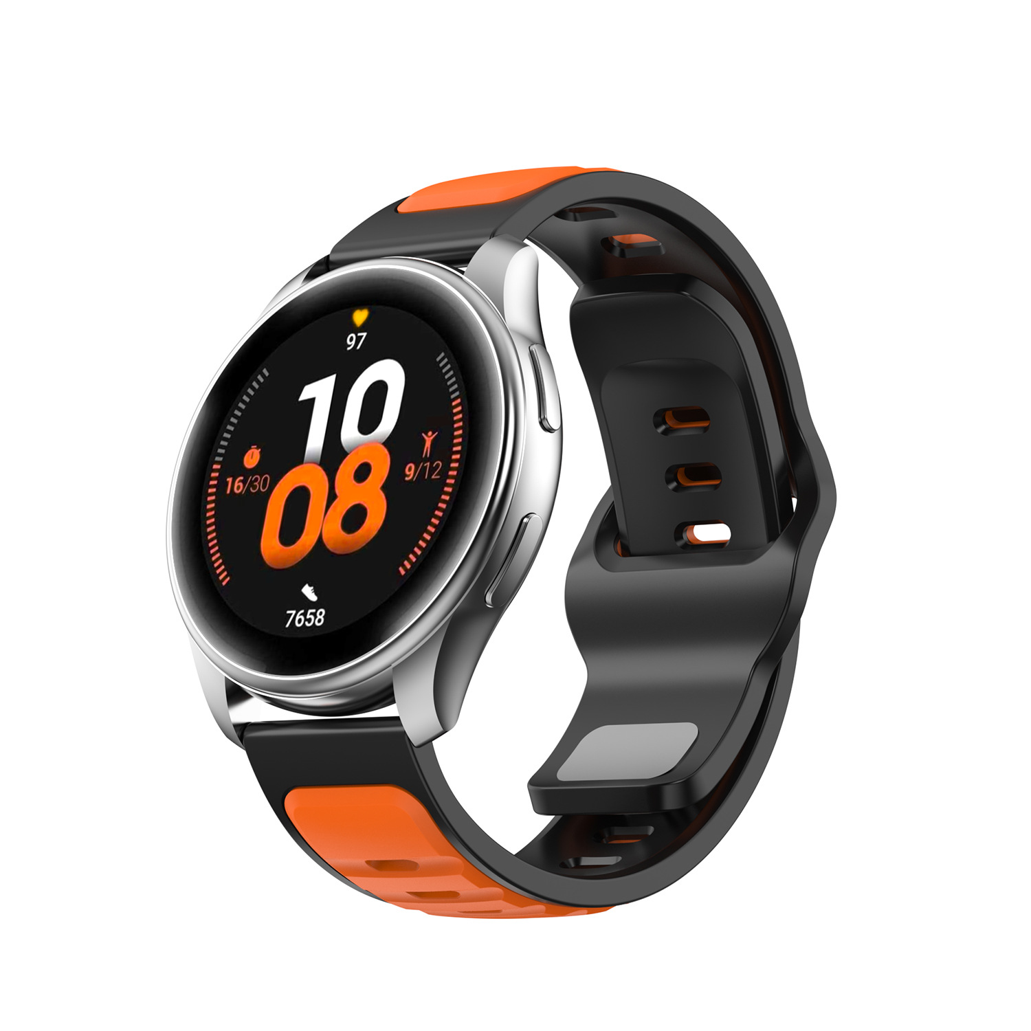 2#Orange-Black