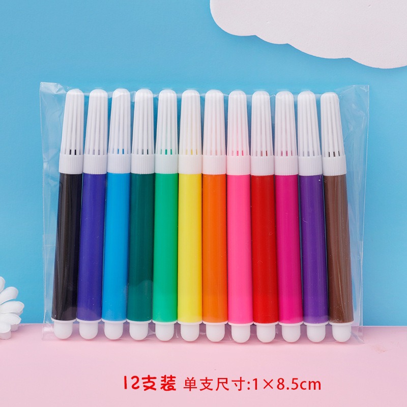 Watercolor pens (12 colors)