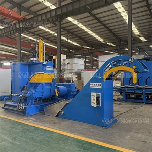 Máquina amasadora de goma hidráulica doble para maquinaria mezcladora interna de goma de silicona EPDM sistema automatizado de manejo de materiales - Product Image 1