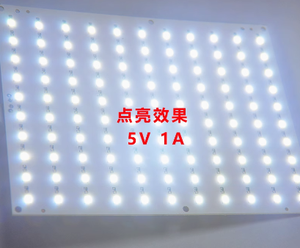 エンボスバックライトボードLED 5VライトボードUSBボード3Dホワイト5.5W TYPE-C - Product Image 3