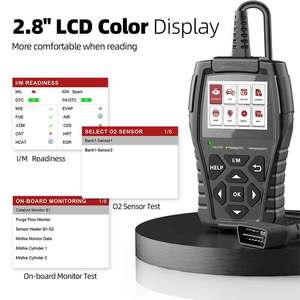 Onboard-Diagnose tool des Scanners Vollsystem OBDII/EOBD-Code leser Voll motor prüfung Motor-ECM-Test prüf werkzeug - Product Image 2