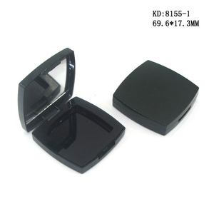 Square Flip Cap <strong>Compact</strong> Powder Cases with Mirror - Product Image 3