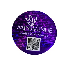 Impresión de Color personalizado un tiempo 3D holograma láser Etiqueta de código QR sello de seguridad Etiqueta de embalaje - Product Image 1