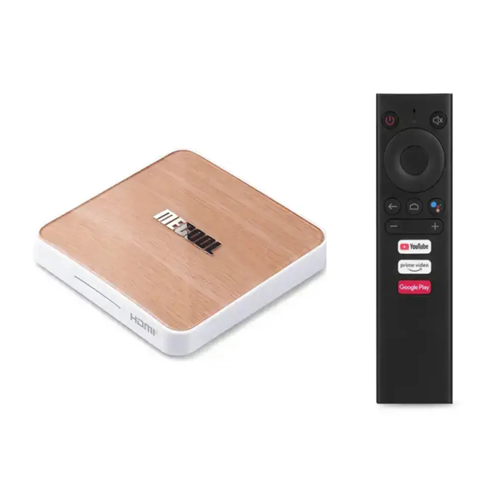 MECOOL KM6 TV caixa Media Player Wi-fi 6 certificado Google Android 10.0 4GB 64GB Amlogic S905X4 1000M LAN BT 5.0 Smart Set Top Box