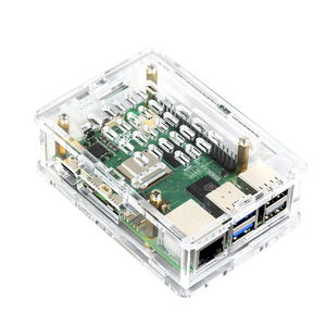 Aismartlink Clear Acryl gehäuse für Raspberry Pi 5, Unterstützt die Installation des offiziellen aktiven Kühlers - Product Image 1