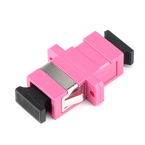 用于光纤设备的SC APC单纯毫米适配器/SC APC塑料多模SX光纤适配器 - Product Image 1