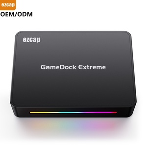 ezcap360M 4K60 GameDock极限游戏捕捉支持最大捕捉4K60 HDR VRR视频RGB24，适用于PS5 iPad游戏流