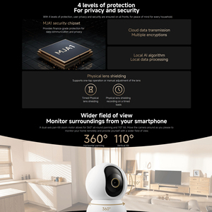 Original for Xiaomi Smart <strong>Camera</strong> C700 4K Ultra-HD Dual-band Wi-Fi 6 BT5.3 Flagship AI Chip 360&deg; Intelligent Detection Monitor - Product Image 5
