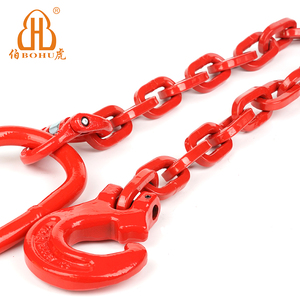 Bohu Link Chain โซ่ G80สี่เหลี่ยม8มม. ทำจากสังกะสีชุบโลหะผสมเหล็กเชื่อมโครงสร้างแบบลากเพื่อความสะดวกในการใช้งาน - Product Image 6